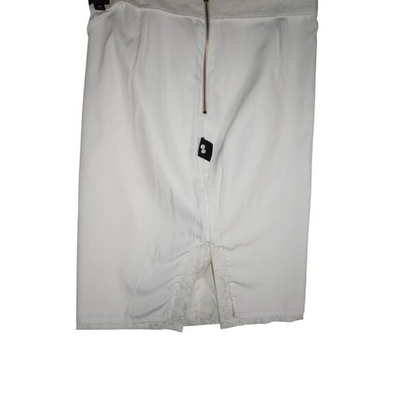 Worthington Petite White Jacquard Pencil Skirt – Size 12P Touch of elegance EUC - Picture 12 of 13